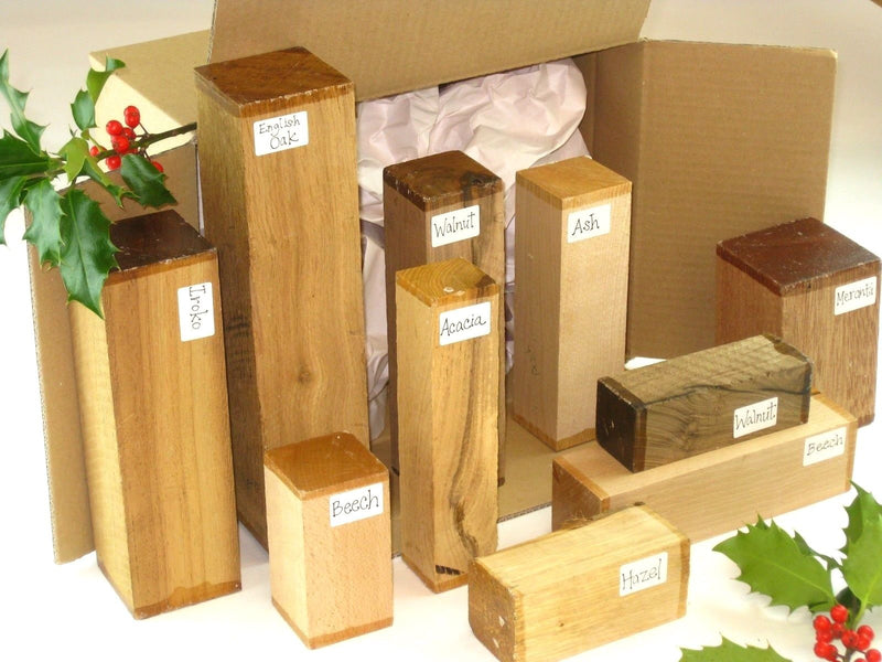 10 piece Spindle blanks selection box