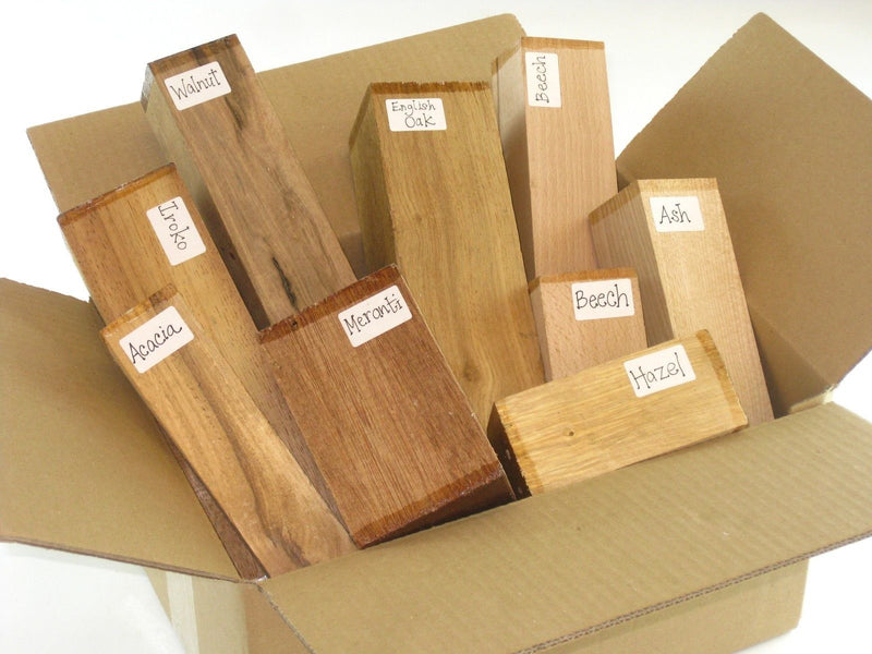 10 piece Spindle blanks selection box