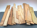 Sawn hardwood board offcuts. Mixed sizes & species. 5kgUPOC