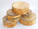 Beautifully Spalted Beech. 90mm (3 1/2") thick bowl blanks