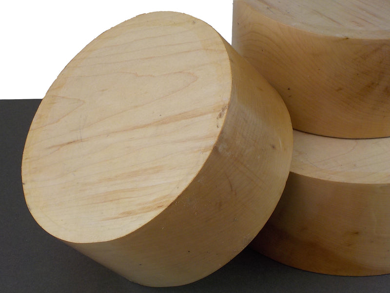 Maple bowl blanks - 75mm (3") thick