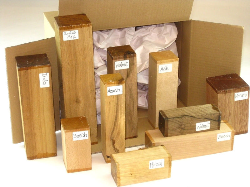 10 piece Spindle blanks selection box