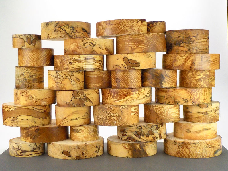 Beautifully Spalted Beech. 50mm (2") thick bowl blanks