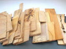 Sawn hardwood board offcuts. Mixed sizes & species. 5kgUPOC