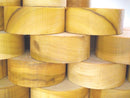Tulipwood (Poplar) Bowl Blanks - 50mm think