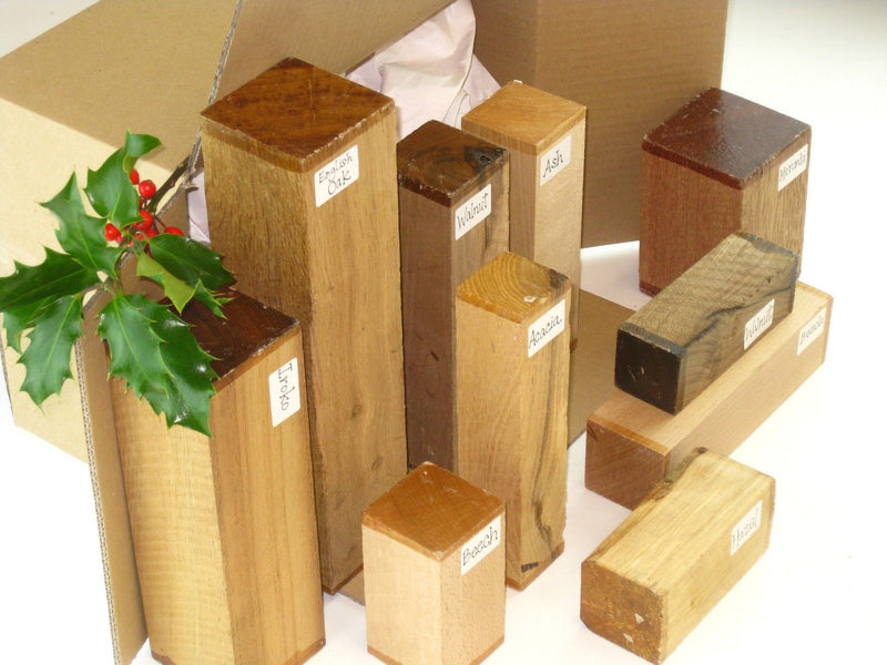 10 piece Spindle blanks selection box