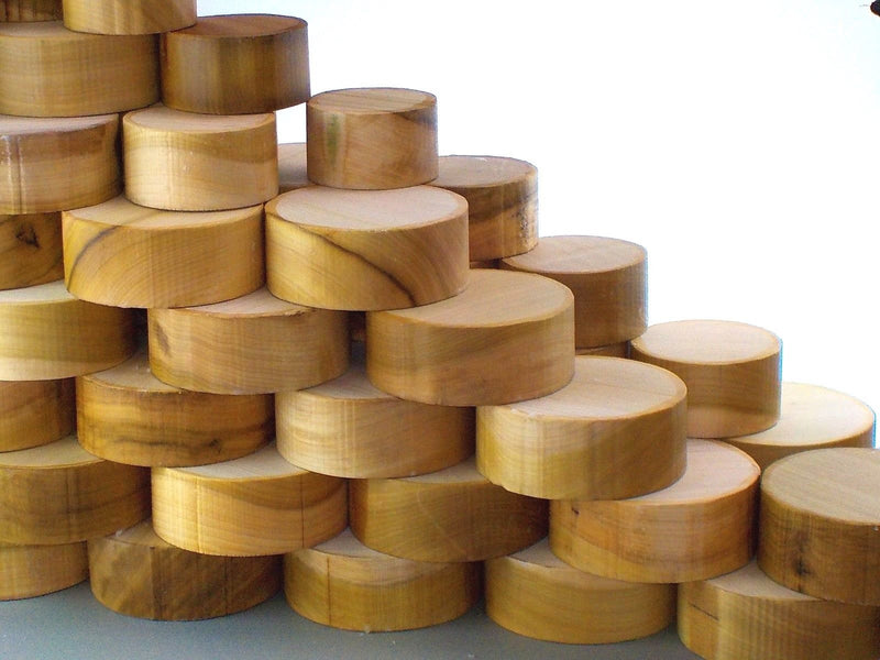 Tulipwood (Poplar) Bowl Blanks - 50mm think