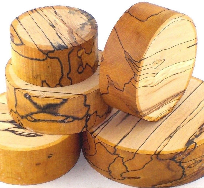 Beautifully Spalted Beech. 50mm (2") thick bowl blanks